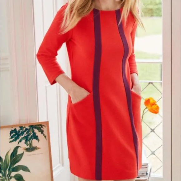 Boden Anita Ottoman 3/4 Sleeves Tunic Dress, US 12L - Picture 1 of 8